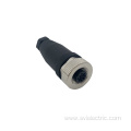 4 Pin A Code M12 Female Straight Connector